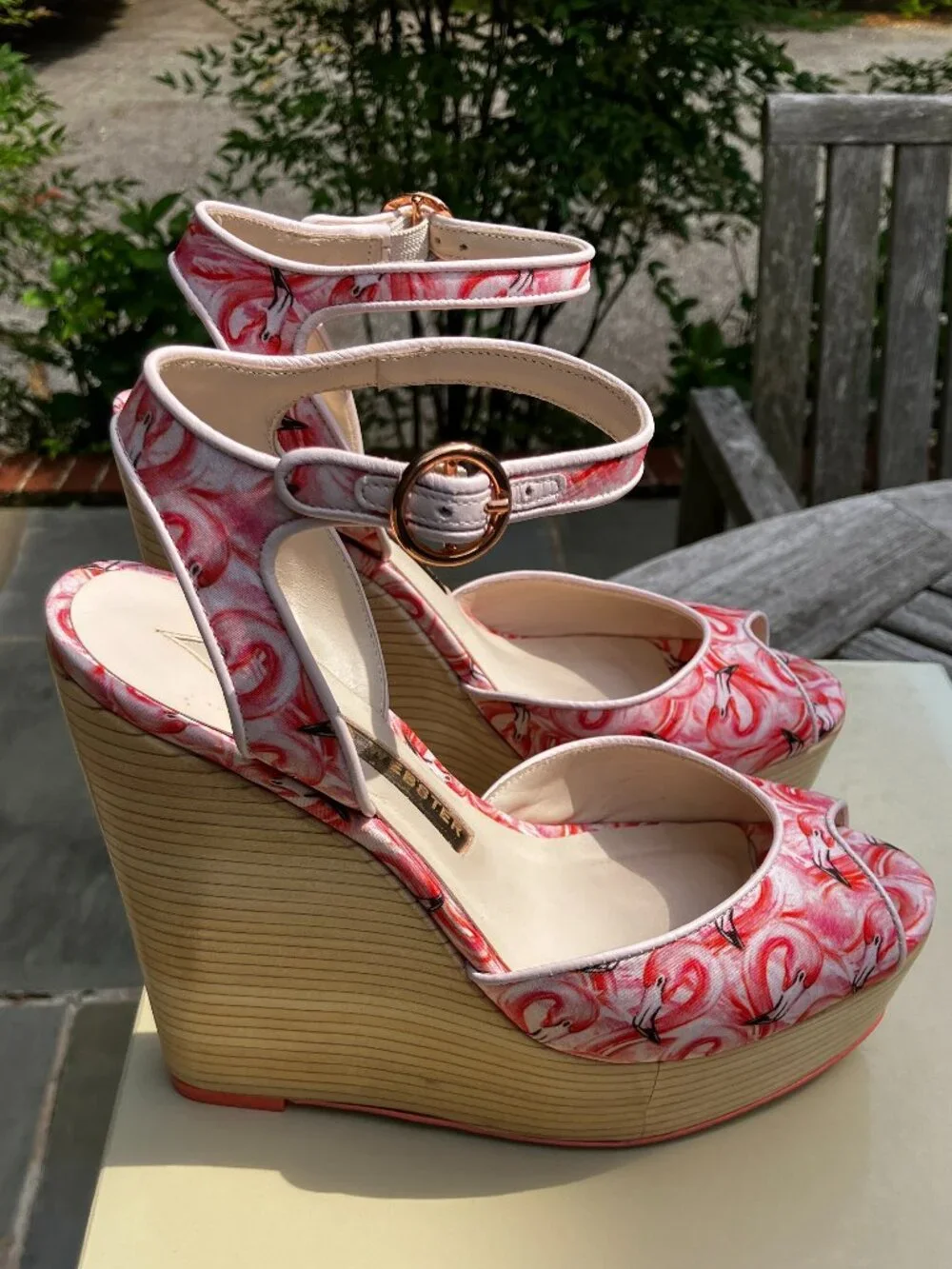 Sophia Webster✨Wedge Sandals Heels Size 7.5B